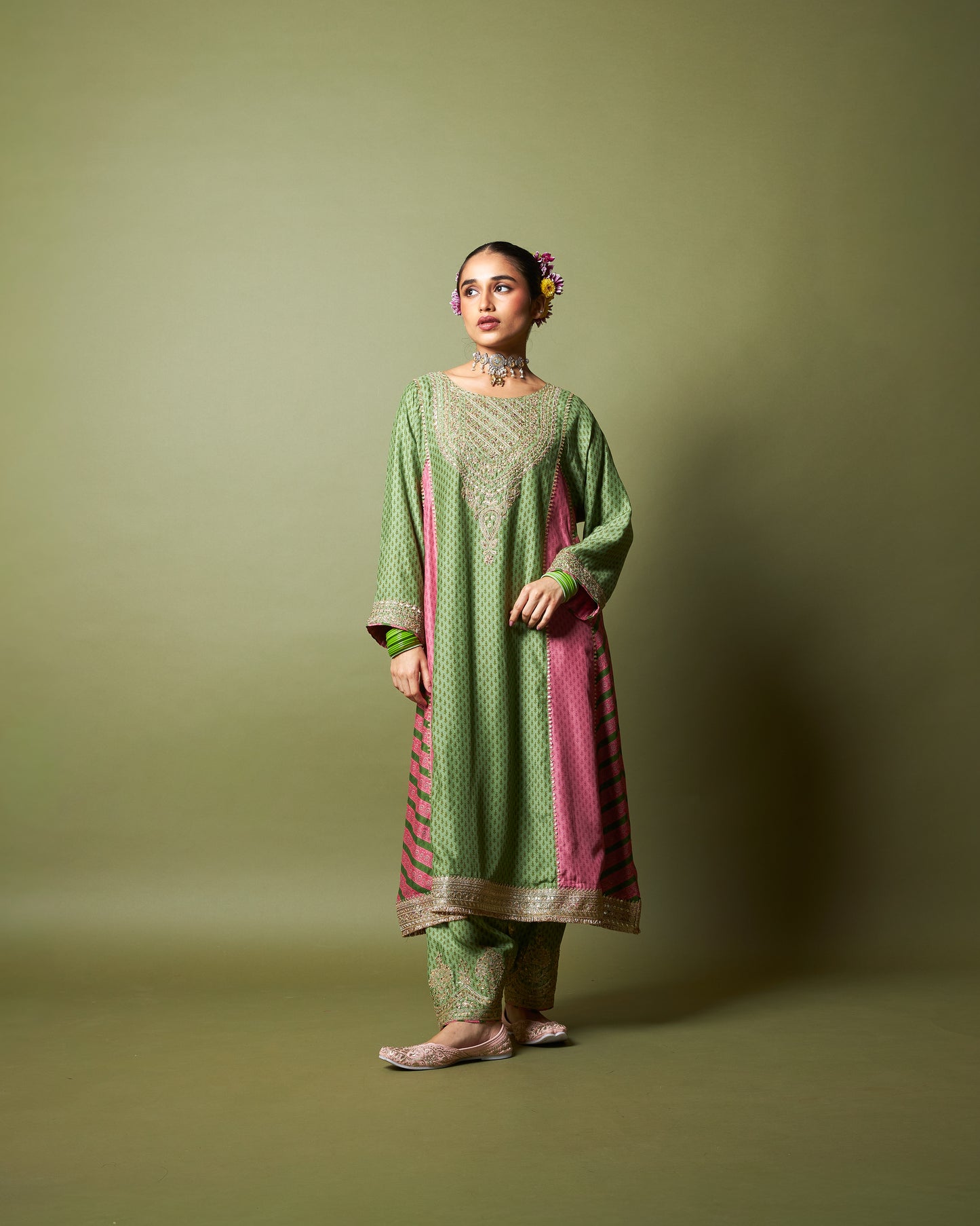 Zewara embroidered salwar