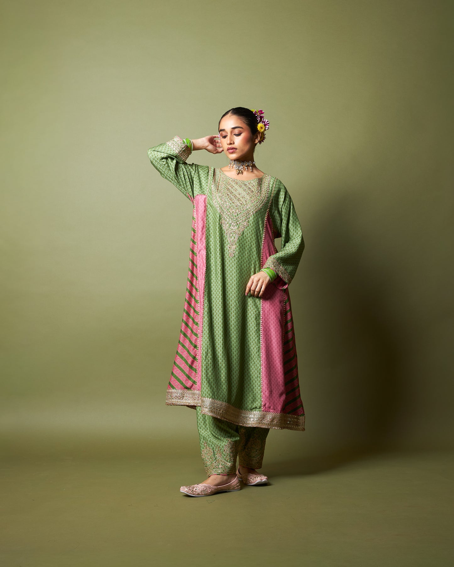 Zewara embroidered kurta