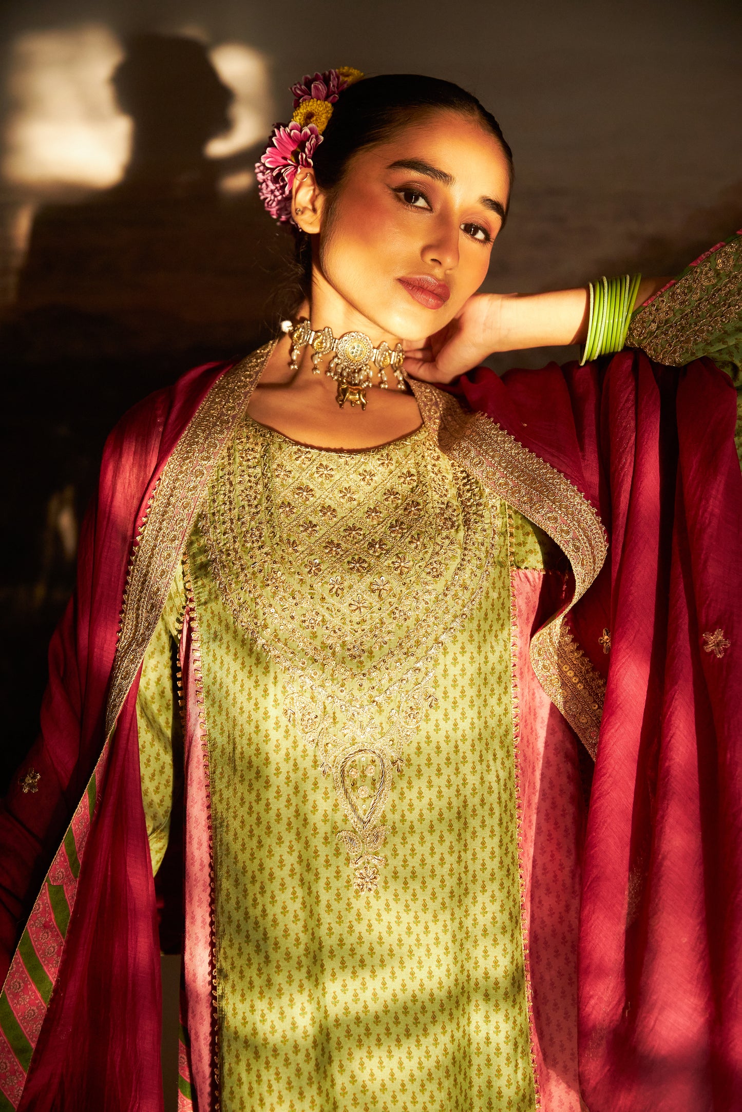 Zewara embroidered kurta set