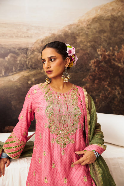 Roshanara embroidered kurta set