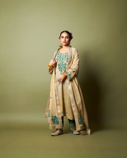 Chand Moti embroidered dupatta