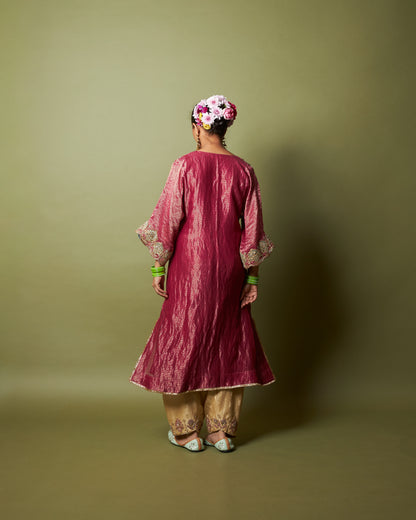 Gulnaar Embroidered Kaftan Set (Ready to Ship) - Set Of 2