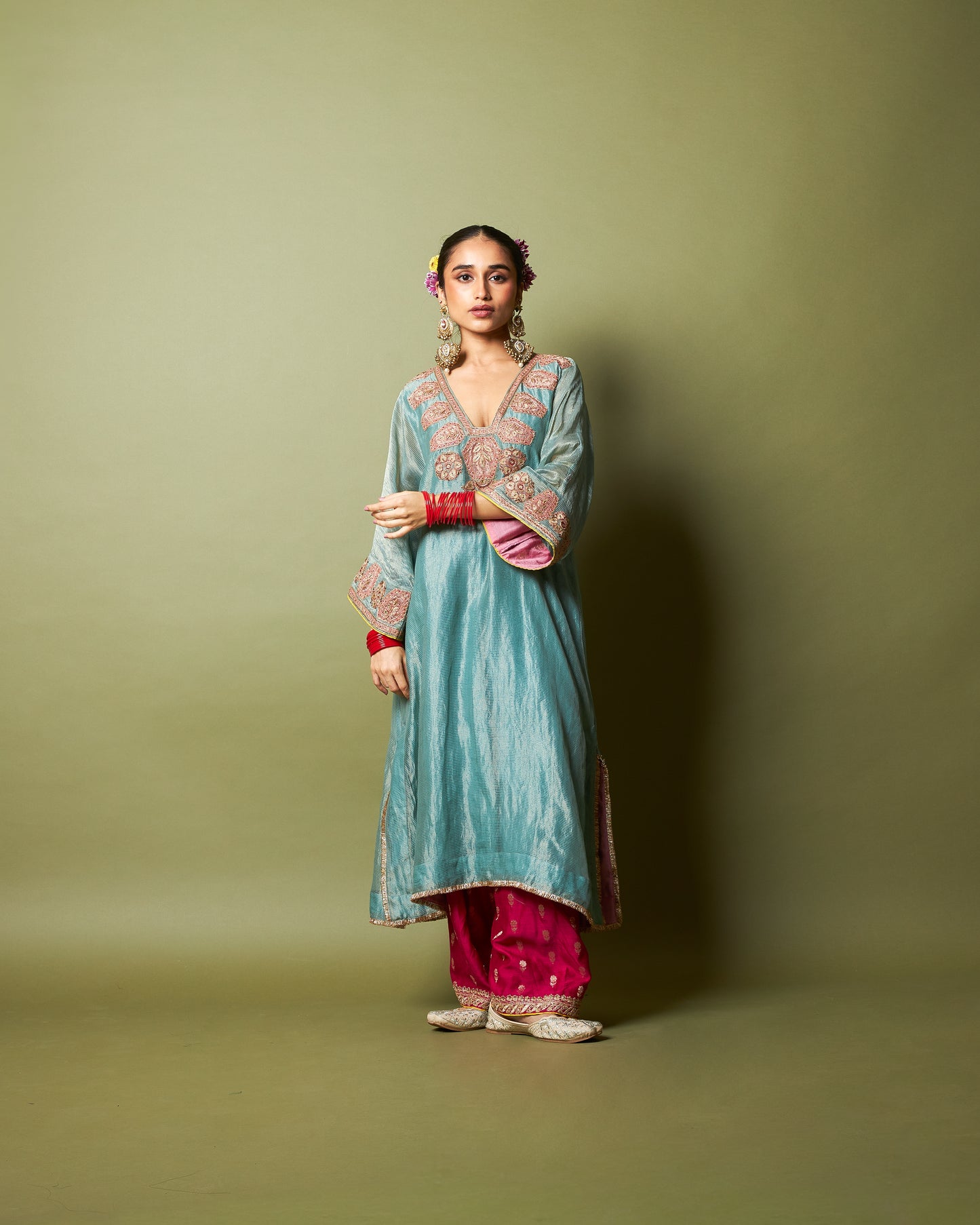 Neelam Riwaaz embroidered kaftan