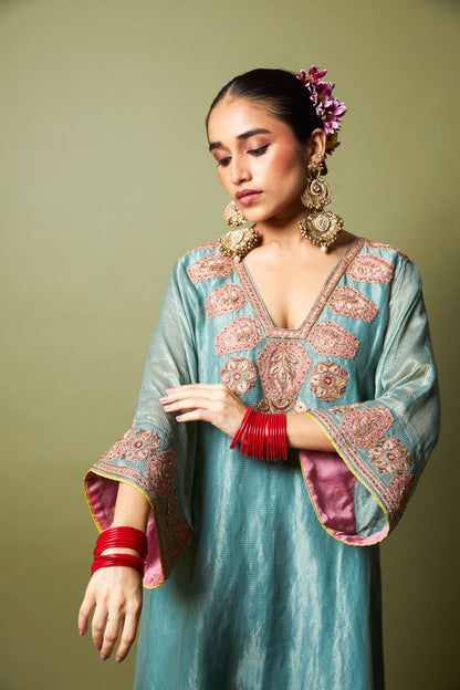 Neelam Riwaaz embroidered kaftan
