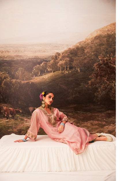 Rosika embroidered kaftan set