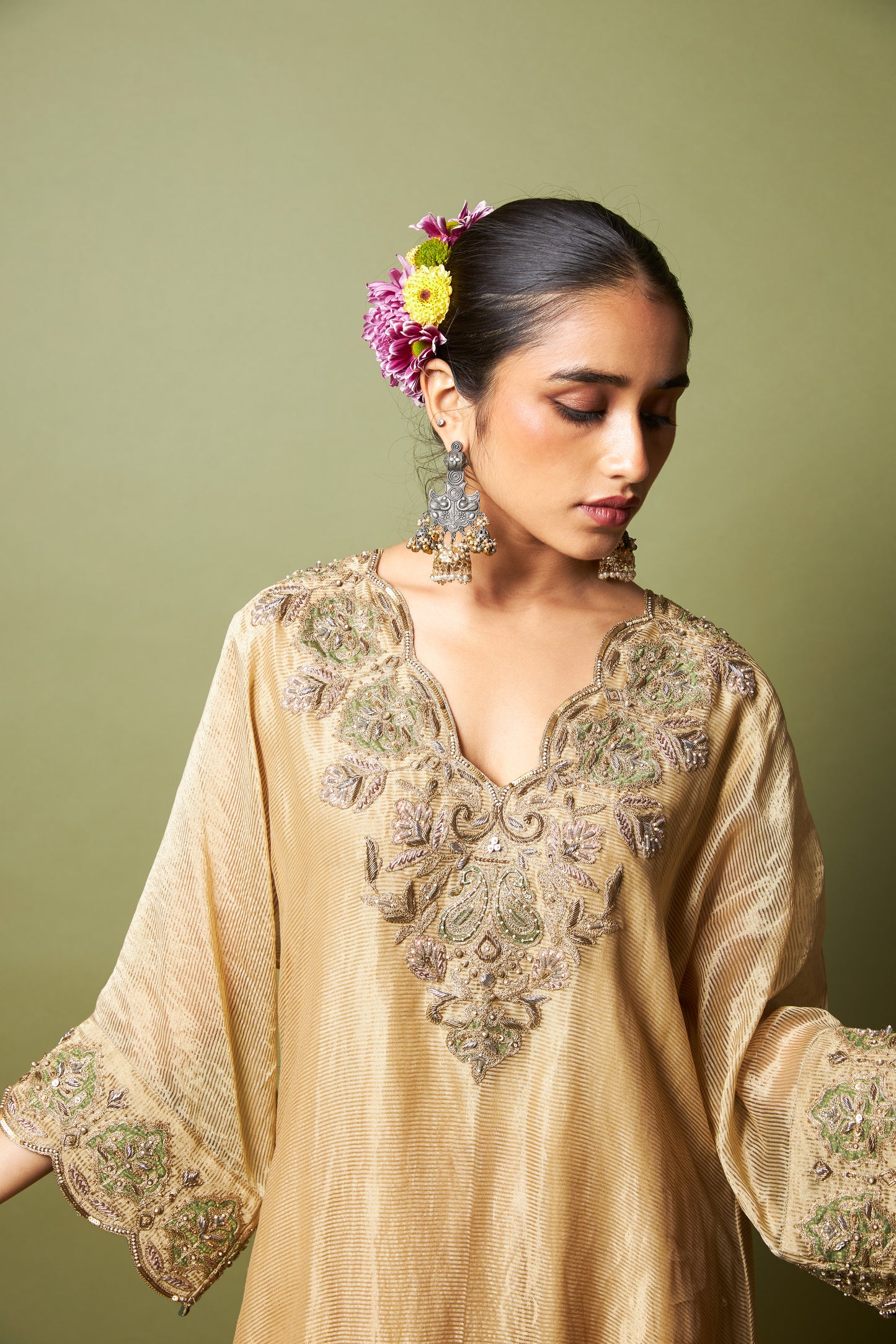 Mehtab Noor embroidered kaftan
