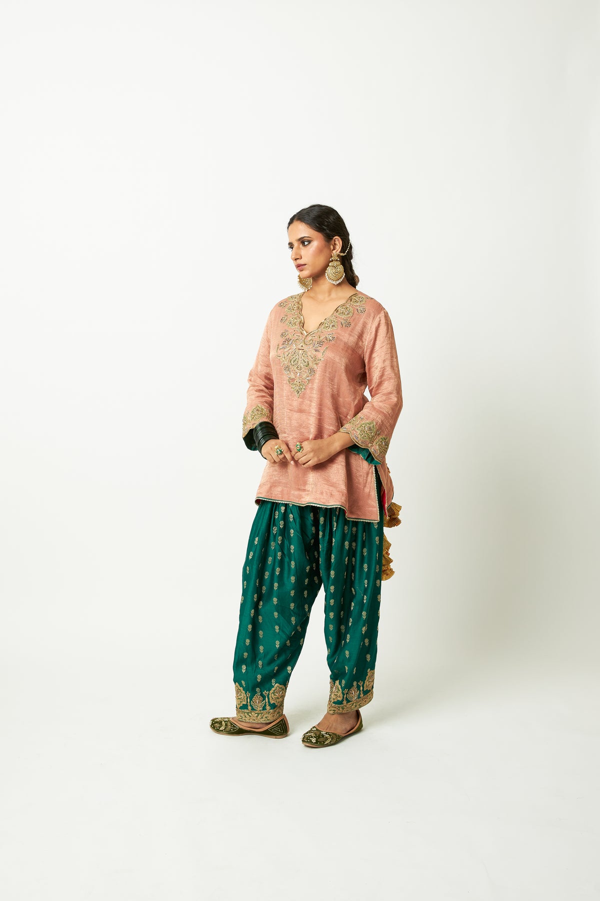 Rang Angaar Embroidered Kurta - 8