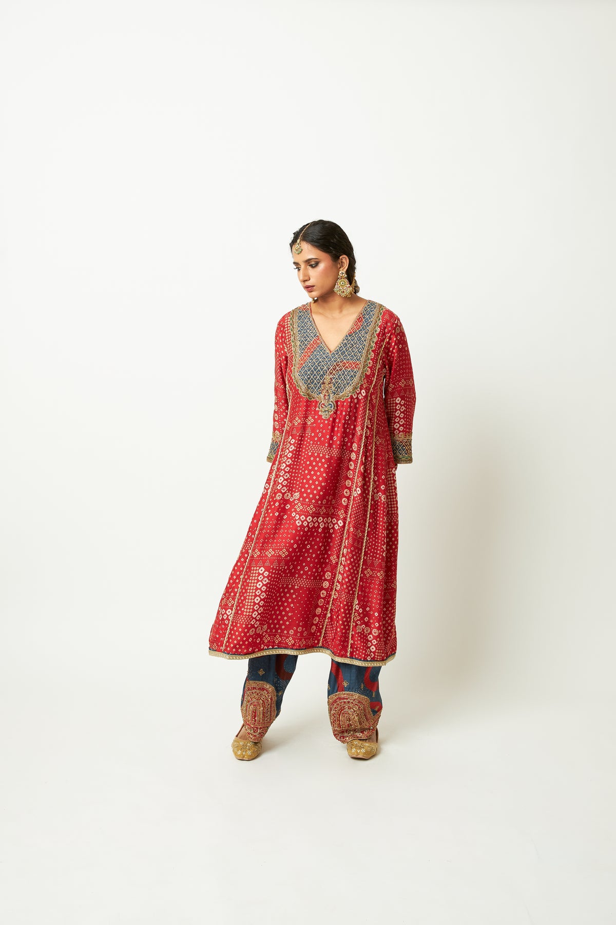 Rang Pataka Embroidered Kurta - 6