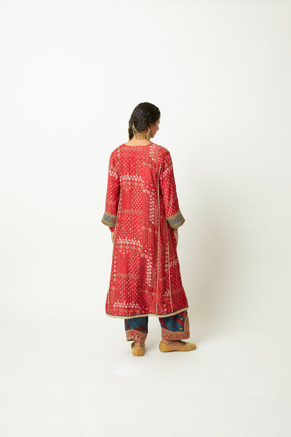 Rang Pataka Embroidered Kurta - 8