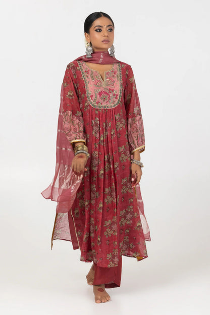 Rayana Hand Block Printed Kurta Set
