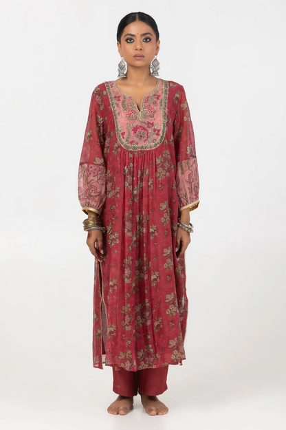 Rayana Hand Block Printed Kurta