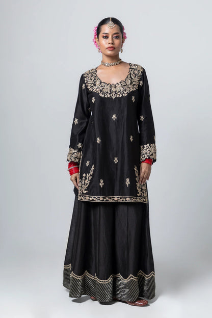 Ridwaan Embroidered Sharara