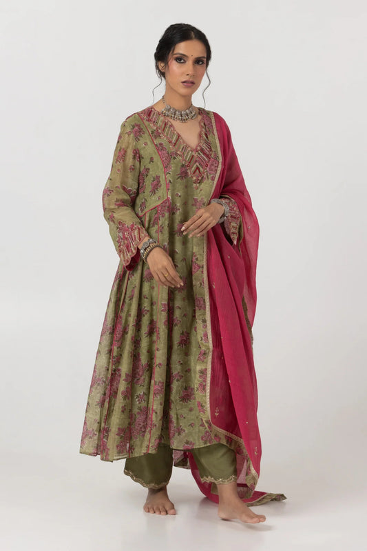 Sanna Hand Block Printed Kurta Set