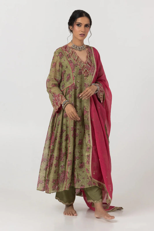 Sanna Hand Embroidered Dupatta