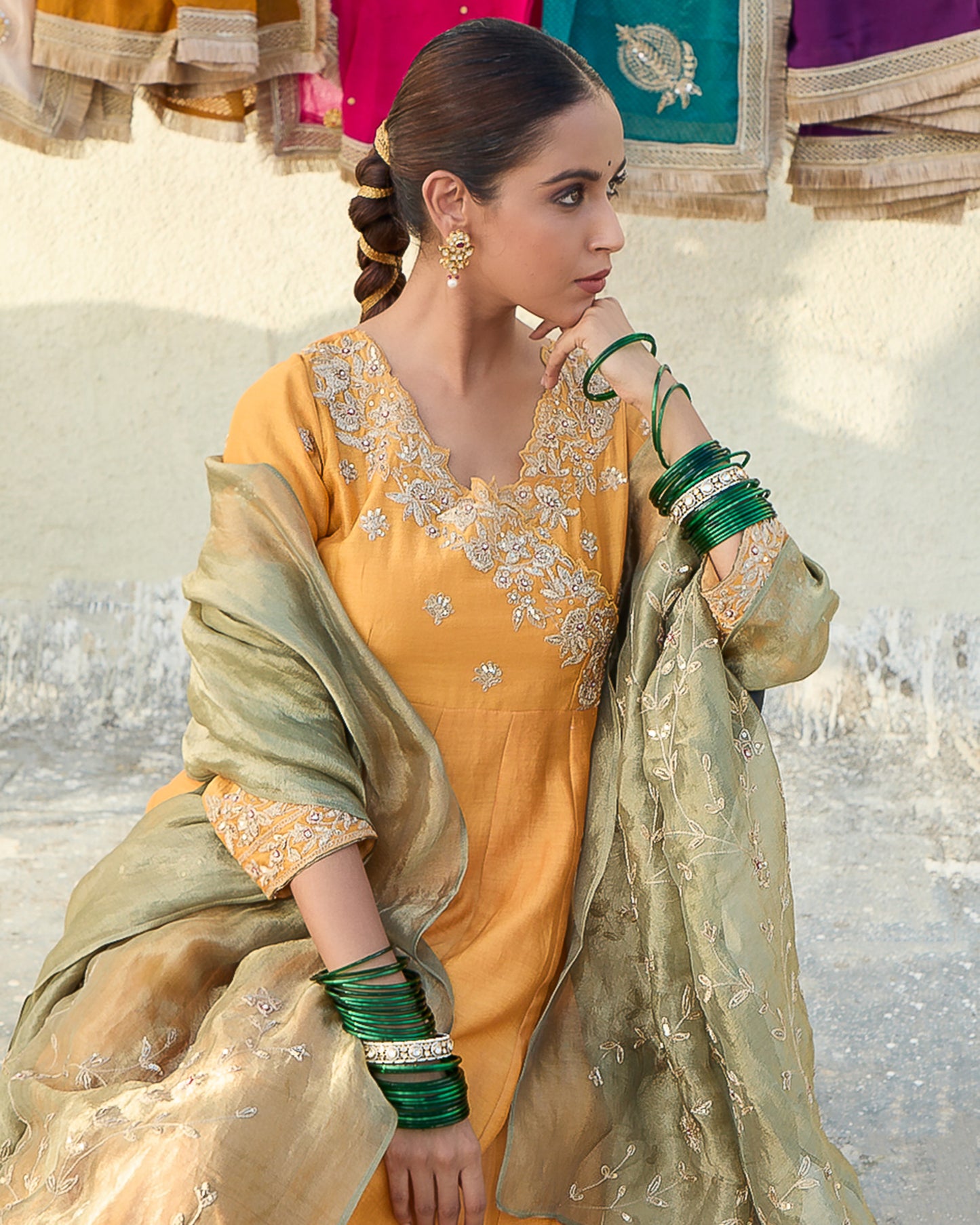 Kishori Embroidered Angrakha