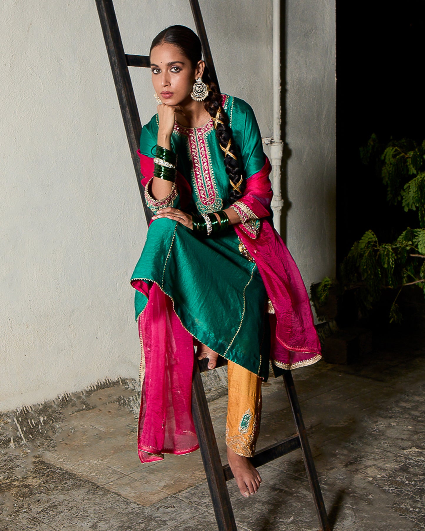 Rumani Embroidered Kurta