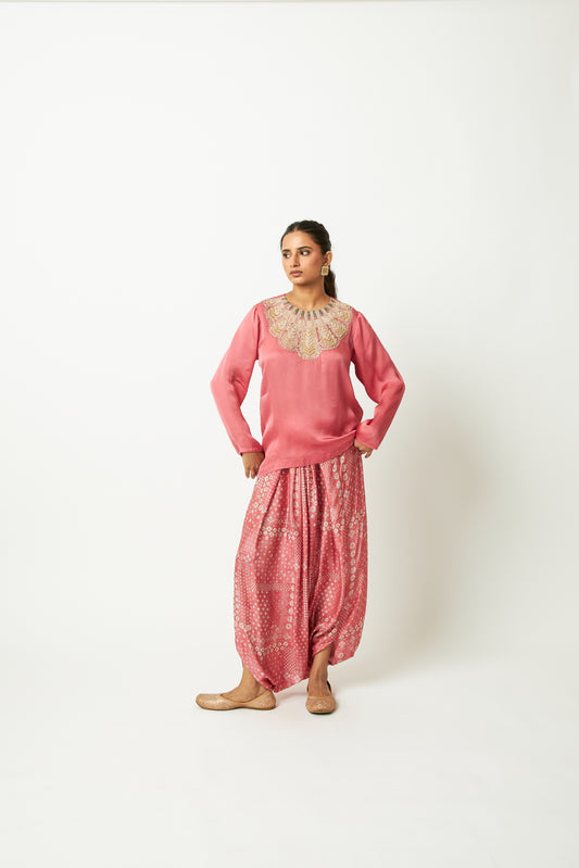 Shokh Gulabi Tulip Salwar - 1