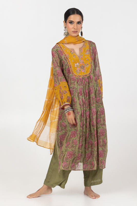 Sifar Hand Block Printed Kurta Set