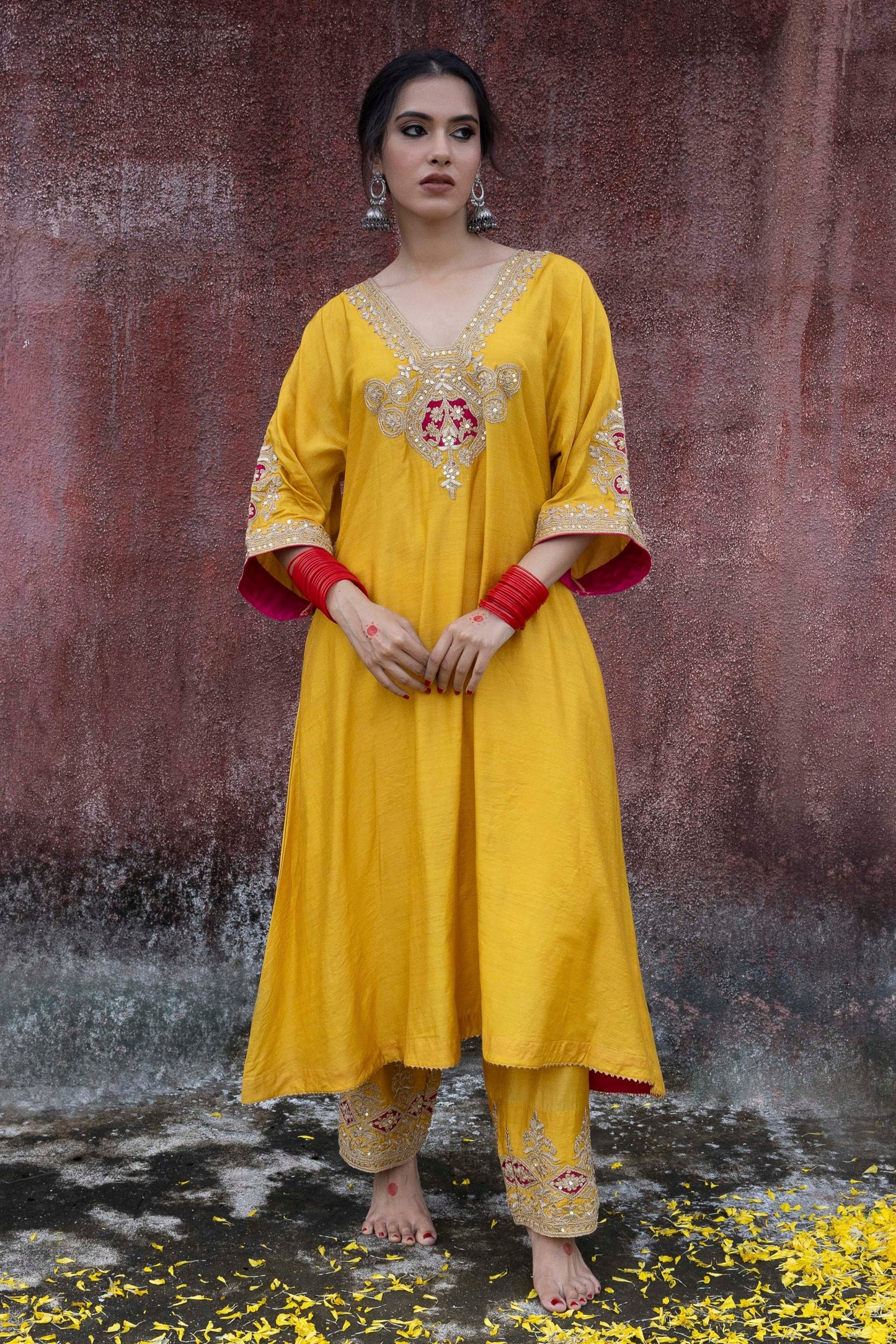 Swarna Embroidered Kaftan