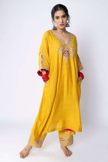Swarna Embroidered Kaftan