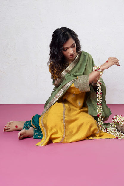 Swarna Embroidered dupatta