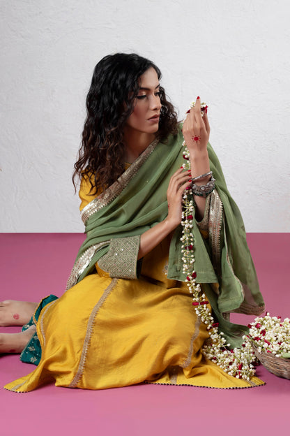 Swarna Embroidered dupatta