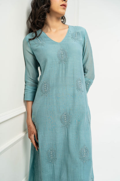 Virginia Chikankari  Kurta
