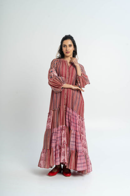 Thistle  Block Printed Dress