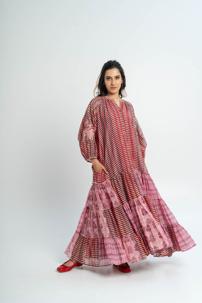 Thistle  Block Printed Dress