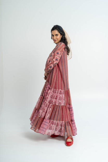 Thistle  Block Printed Dress