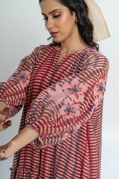 Thistle  Block Printed Dress