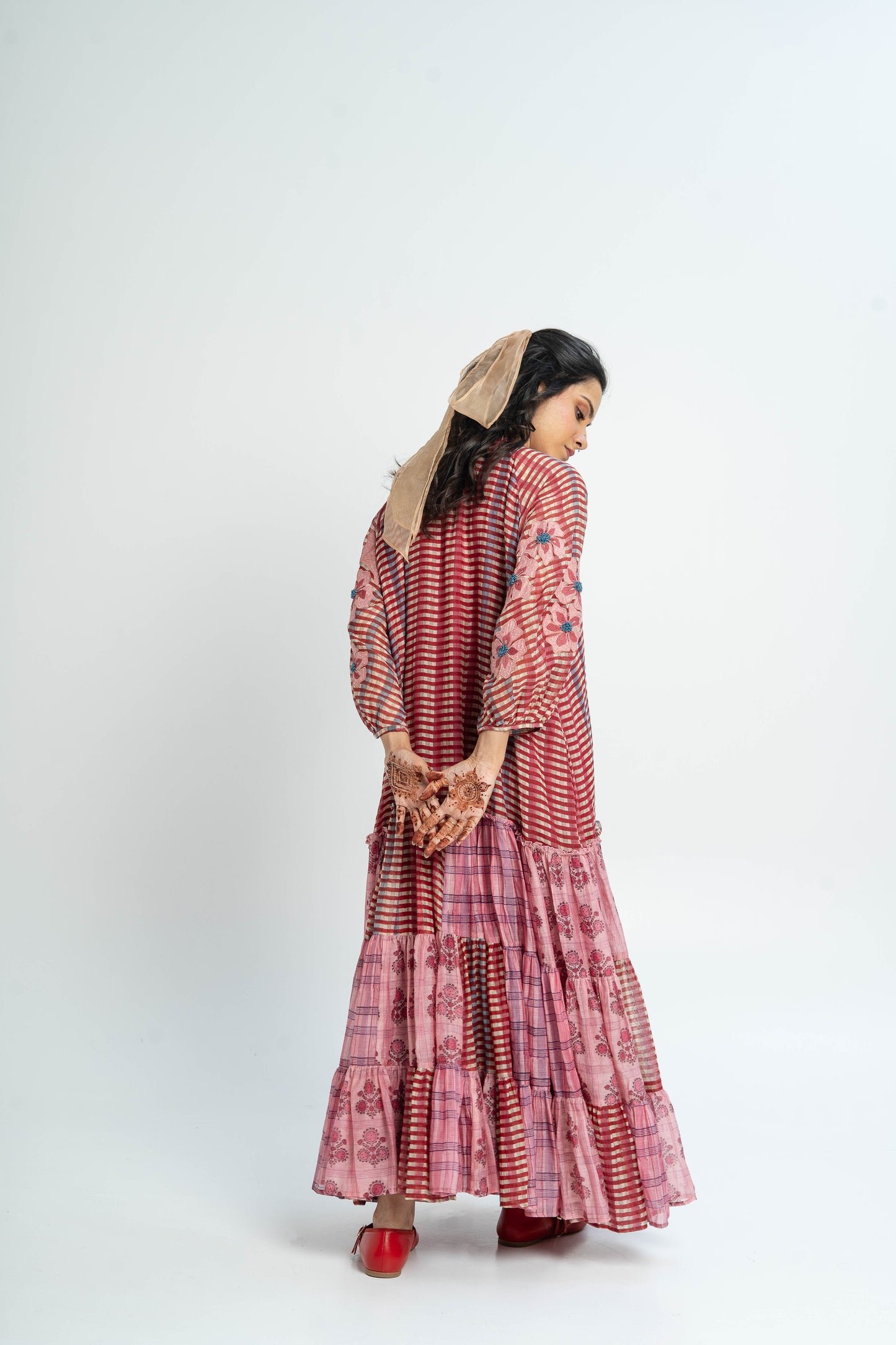 Thistle  Block Printed Dress