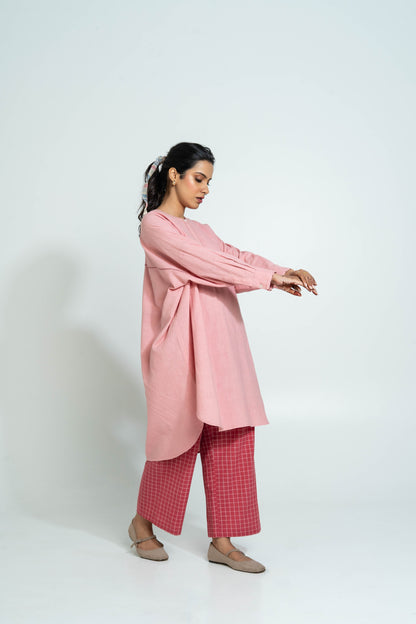 Red And White Hand Woven Cotton Bottom