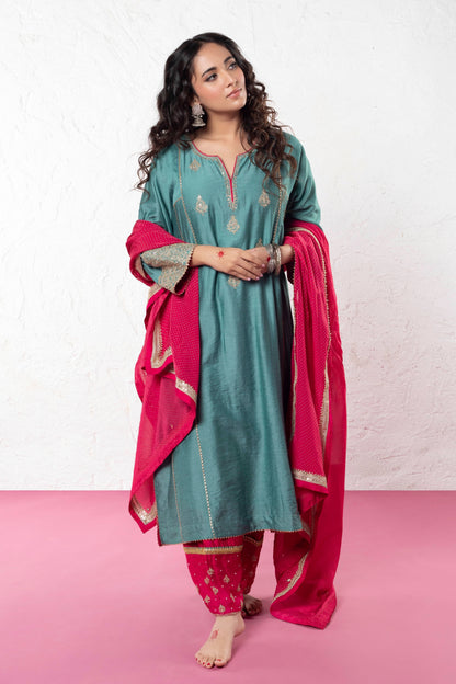 Victoria Embroidered dupatta