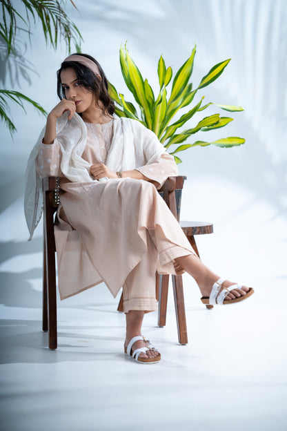 Hazel Chikankari kurta - Ready to Ship