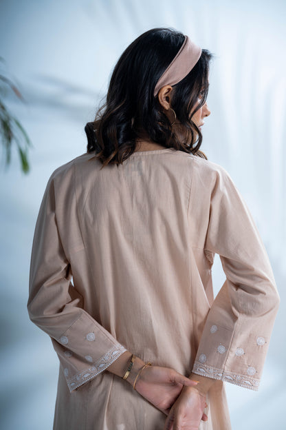 Hazel Chikankari kurta - Ready to Ship