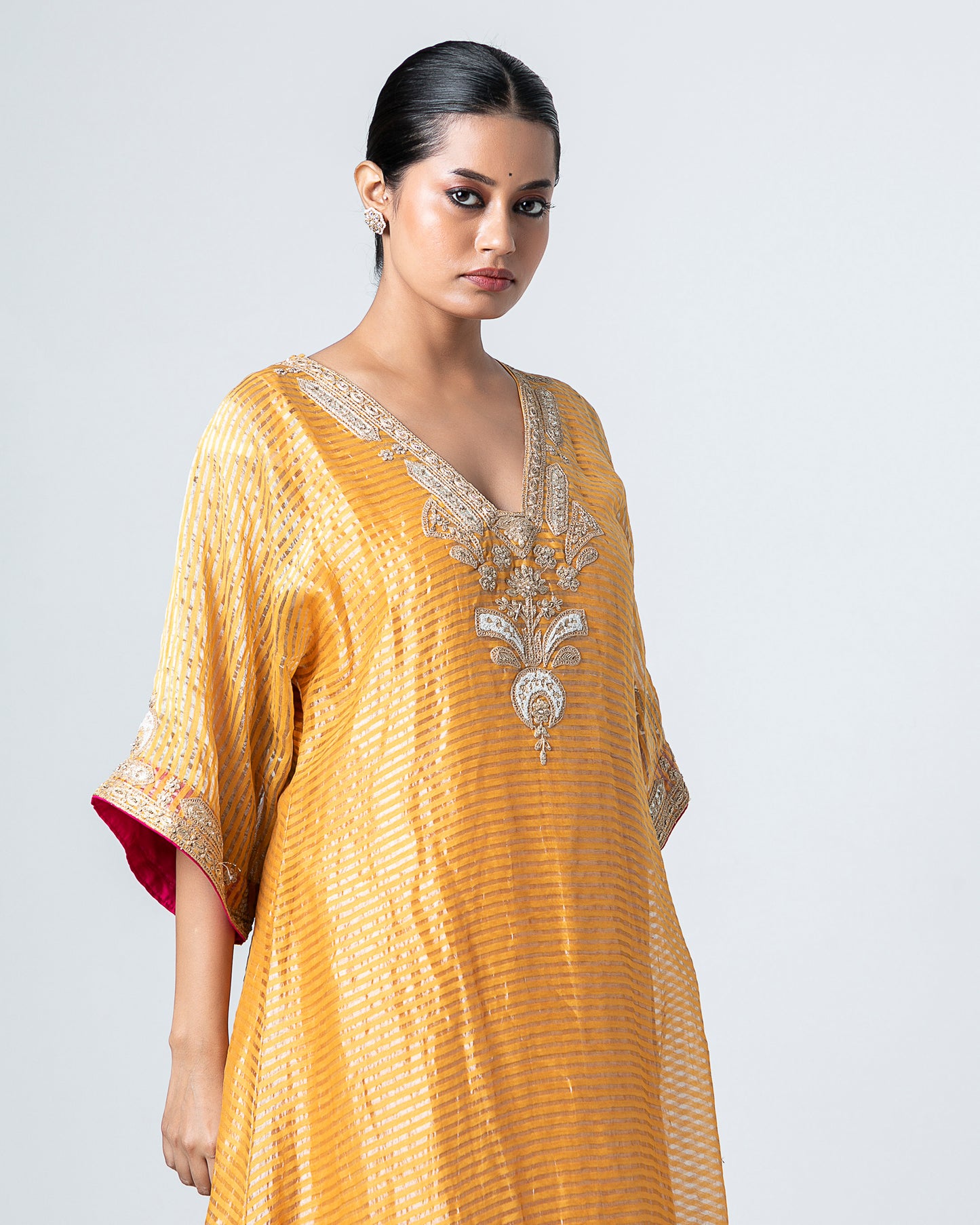 Ishaal Embroidered Kaftan Set