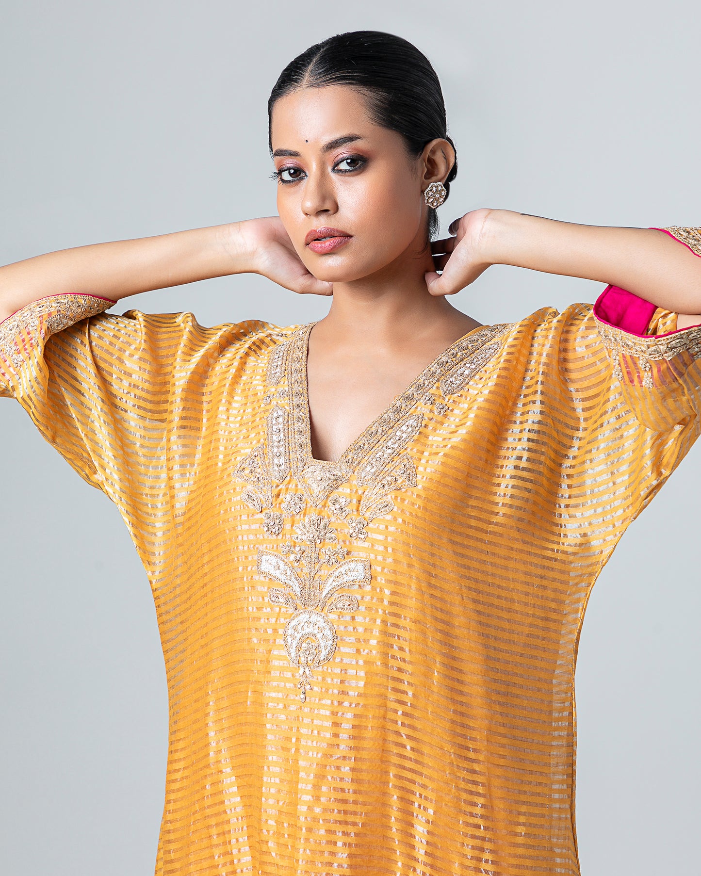 Ishaal Embroidered Kaftan Set