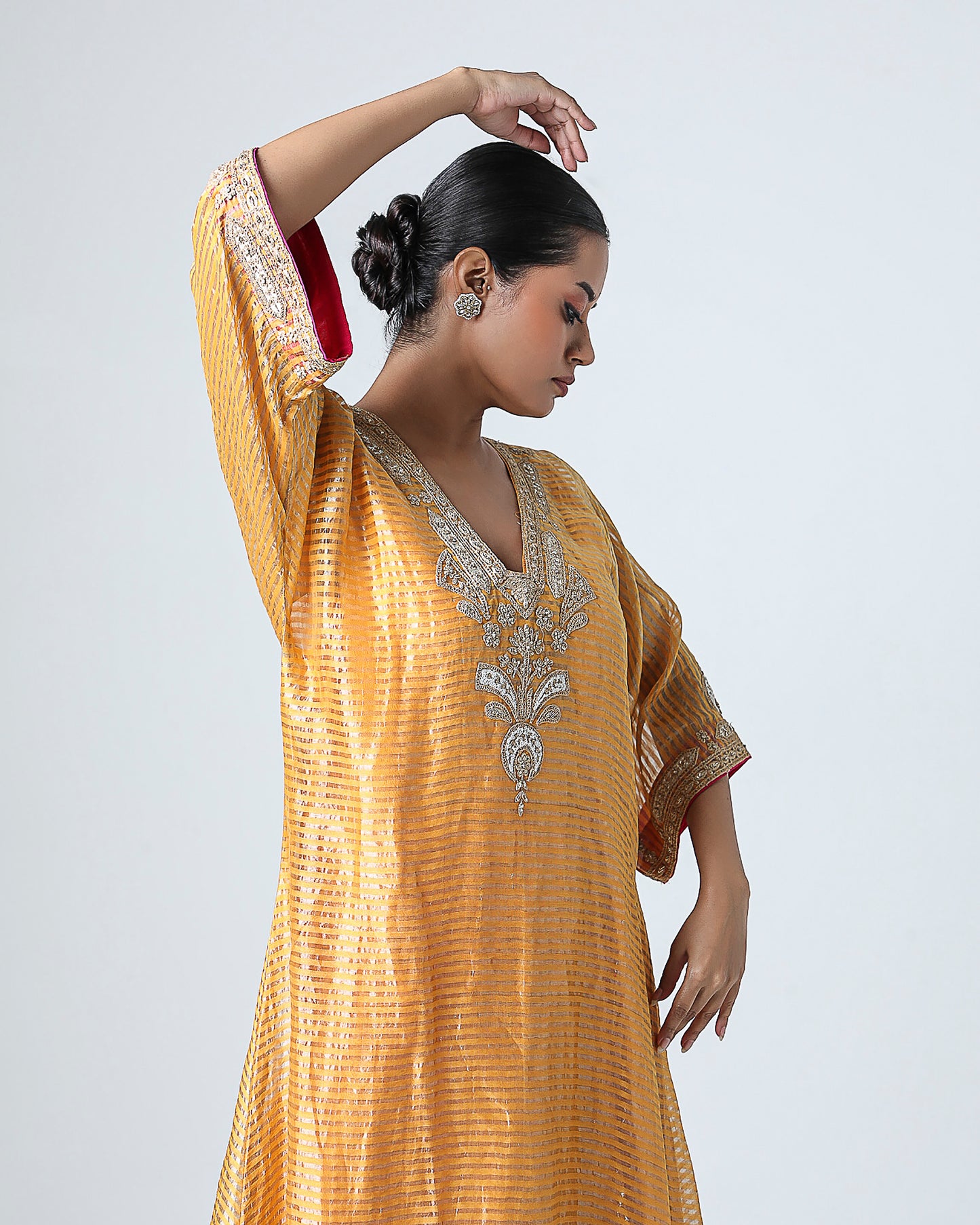 Ishaal Embroidered Kaftan Set